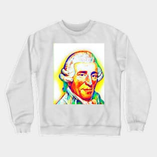 Joseph Haydn Colourful Portrait | Joseph Haydn Artwork 12 Crewneck Sweatshirt